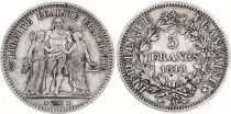Frankreich 5 Francs Hercules - Second Republic - 1848 A Paris