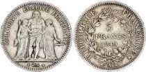 Frankreich 5 Francs Hercules - Second Republic - 1849 A Paris