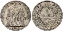 Frankreich 5 Francs Hercules - Third Republic - 1874 A Paris - F+