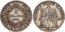 Frankreich 5 Francs Hercules - Third Republic - 1874 K Bordeaux