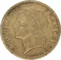 Frankreich 5 Francs Laureate Head - 1945 C