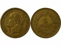 Frankreich 5 Francs Laureate Head - 1946 C