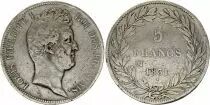 Frankreich 5 Francs Louis-Philippe 1831 MA Marseille- incuse lettering - Silver