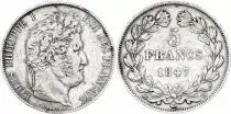 Frankreich 5 Francs Louis-Philippe 1er - 1847 BB Strasbourg