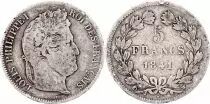Frankreich 5 Francs Louis-Philippe 1st - 1841 W Lille