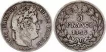 Frankreich 5 Francs Louis-Philippe I - 1837 B Rouen - Silver