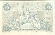 Frankreich 5 Francs Man and woman standing staff - 1874