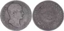 Frankreich 5 Francs Napoleon First Consul - Year 12 M Toulouse - VG to F