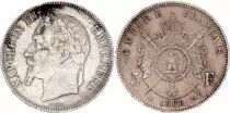 Frankreich 5 Francs Napoleon III - Laurelled head - 1868 A Paris - VF