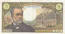 Frankreich 5 Francs Pasteur - 05-06-1969 - Serial K.105