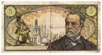 Frankreich 5 Francs Pasteur - 05.05.1966 - Serial Y.2 - Fay.61.1