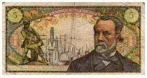 Frankreich 5 Francs Pasteur - 05.05.1967 - Serial A.51 - Fay.61.5