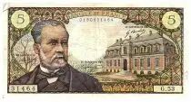 Frankreich 5 Francs Pasteur - 05.05.1967 - Serial G.53 - Fay.61.5