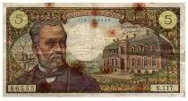 Frankreich 5 Francs Pasteur - 08.01.1970 - Serial S.117 - Fay.61.12