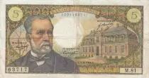 Frankreich 5 Francs Pasteur01-08-1968 - Serial M.81