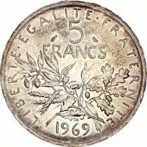 Frankreich 5 Francs Seed sower - 1969