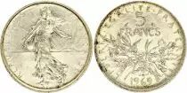 Frankreich 5 Francs Seed sower - 1969 Silver