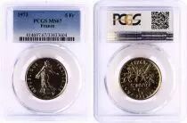 Frankreich 5 Francs Semeuse  - 1973 - PCGS MS 67