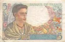 Frankreich 5 Francs Shepherd - 05-04-1945 Serial H.148 - F