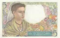 Frankreich 5 Francs Shepherd - 05-08-1943 Serial S.55 - UNC