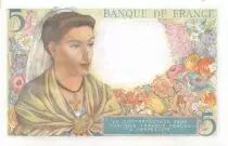 Frankreich 5 Francs Shepherd - 05-08-1943 Serial V.71 - aUNC
