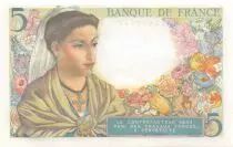 Frankreich 5 Francs Shepherd - 05-08-1943 Serial W.67 - UNC