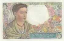 Frankreich 5 Francs Shepherd - 22-07-1943 Serial H.48 - UNC