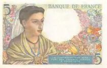 Frankreich 5 Francs Shepherd - 23-12-1943 Serial Y.113 - XF+