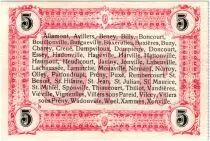 Frankreich 5 Francs Thiaucourt-St-Mihiel City
