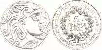 Frankreich 5 Francs Woman sowing seed  - 1987 - from UNC set