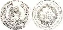 Frankreich 5 Francs Woman sowing seed  - 1987 - from UNC set