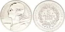 Frankreich 5 Francs Woman sowing seed  - 1987 - from UNC set