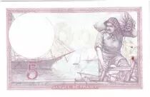 Frankreich 5 Francs Woman wearing helmet - 1930