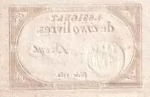 Frankreich 5 Livres  - 10 Brumaire Year II (31-10-1793) - Sign Brout - Serial 1162  - P. A.76