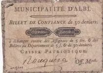 Frankreich 5 livres - Tarn - Municipality d\'Albi - Trente derniers - N&deg;15401