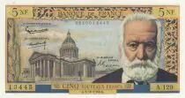 Frankreich 5 NF - Victor Hugo - 01-10-1964 - Serial A.129