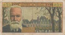 Frankreich 5 NF - Victor Hugo - 02-02-1961 - S&eacute;rie J.43