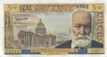 Frankreich 5 NF - Victor Hugo - 07-02-1963 - Serial E.97