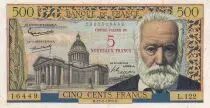 Frankreich 5 NF on 500 Francs -  Victor Hugo - 12-02-1959 - Serial L.122 - P.137