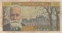 Frankreich 5 NF overprint 500 Francs Victor Hugo - 12-02-1959 - Serial N.122