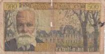 Frankreich 5 NF sur 500 Francs - Victor Hugo - 12-02-1959 - Serial E.120 - P.137