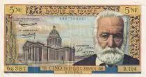 Frankreich 5 NF Victor Hugo - 01-10-1964 - Serial B.124