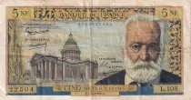 Frankreich 5 NF Victor Hugo - 02-05-1963 - Serial Z.105