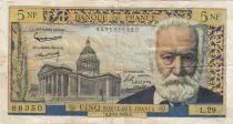 Frankreich 5 NF Victor Hugo - 03-12-1959 Serial L.29 - VF - P.141