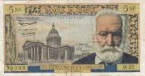 Frankreich 5 NF Victor Hugo - 03-12-1959 Serial W.27 - VF - P.141
