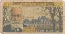 Frankreich 5 NF Victor Hugo - 06-05-1965 - Serial Y.145