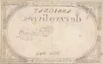 Frankreich 5 Pounds - 10 Brumaire Year II (31.10.1793) - Sign. D\'osseville - Serial 5044