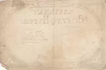 Frankreich 5 Pounds - 10 Brumaire Year II (31.10.1793) - Sign. Denis - Serial 2258