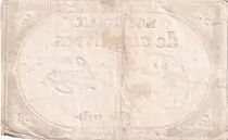 Frankreich 5 Pounds - 10 Brumaire Year II (31.10.1793) - Sign. Emon - Serial 11789