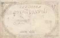 Frankreich 5 Pounds - 10 Brumaire Year II (31.10.1793) - Sign. Laporte - Serial 16662